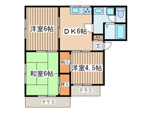 第３桜井レジデンスの物件間取画像